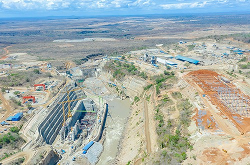 400kV Substation of the Julius Nyerere HPP TANESCO Tanzania